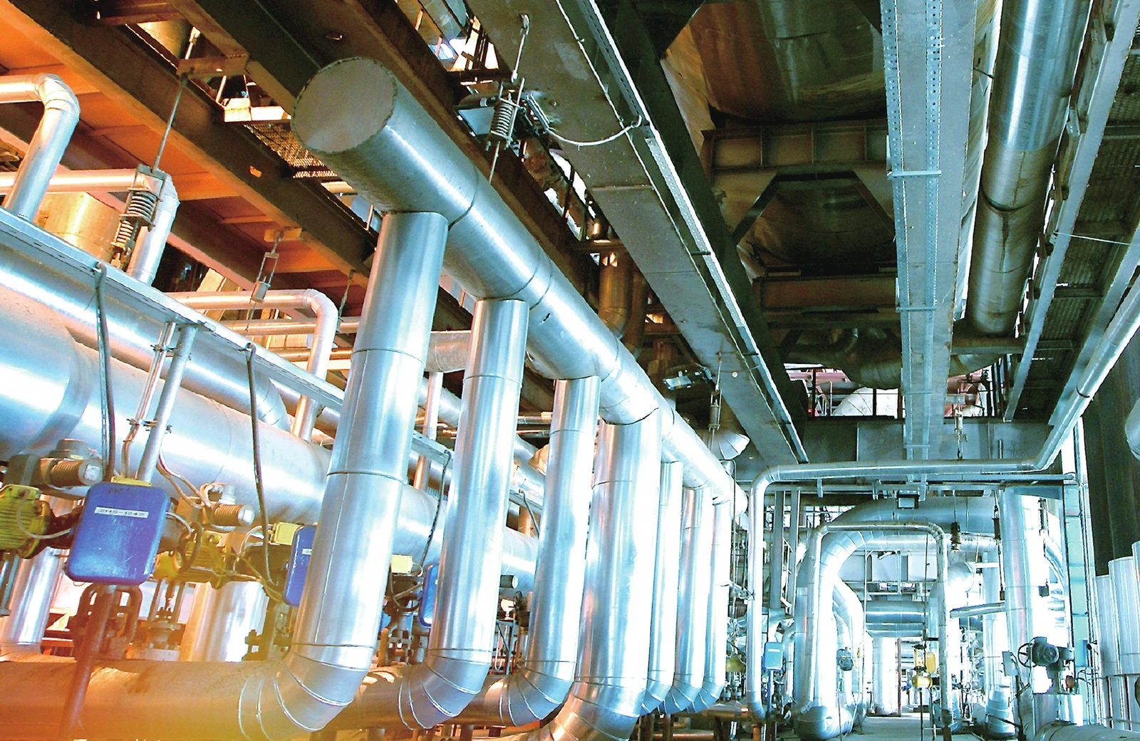 Industrial pipework from the updated customer brochure