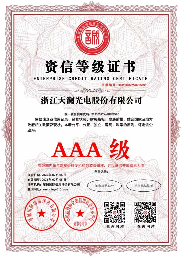 AAA · Enterprise credit rating